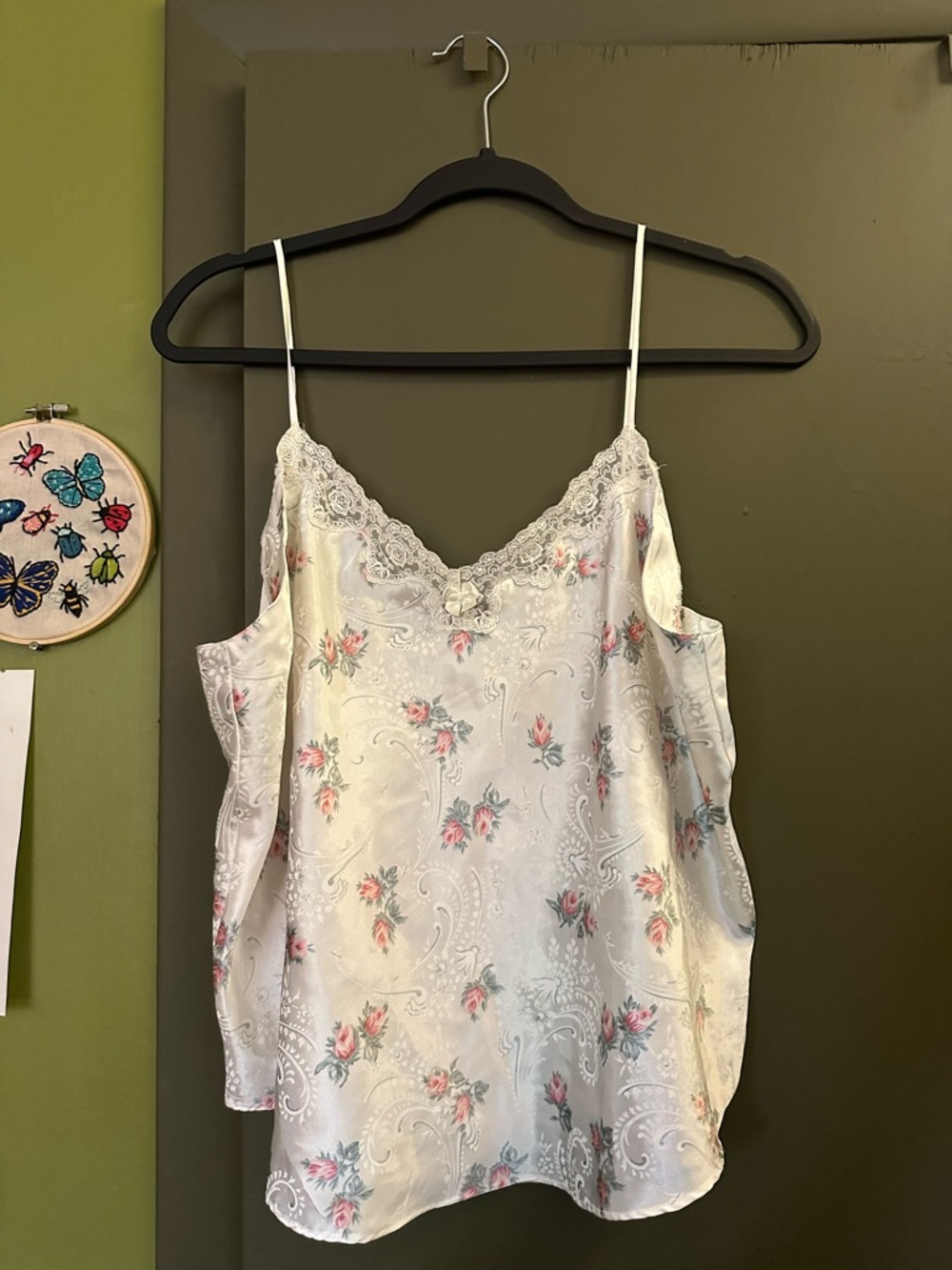 Slouchy faux silk blouse
